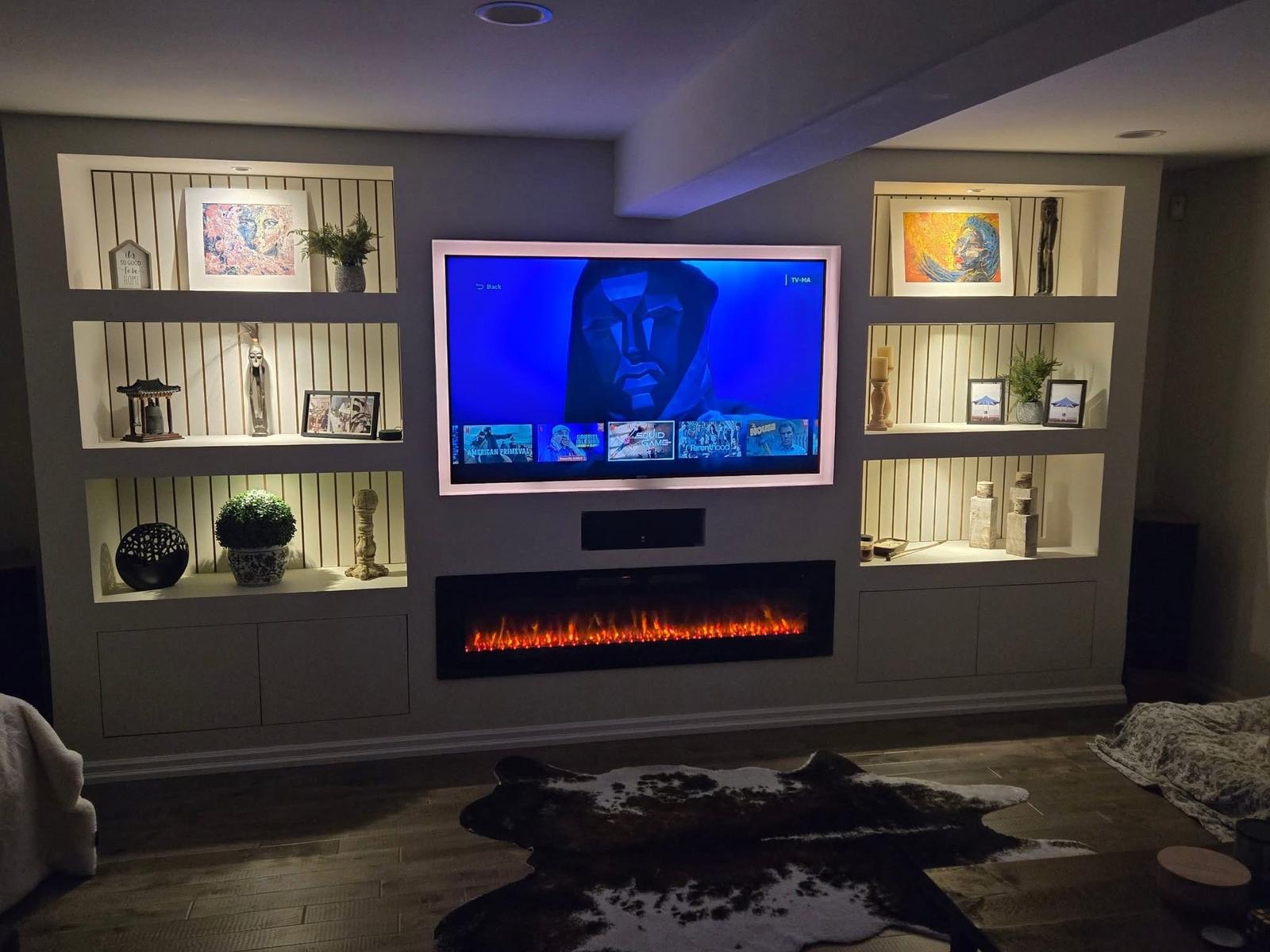 Custom Built-Ins & Media Wall, Northern Colorado